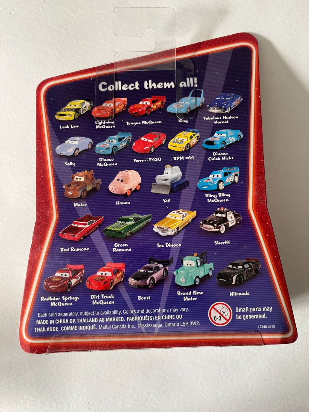 Voiture Cars Disney Pixar RPM