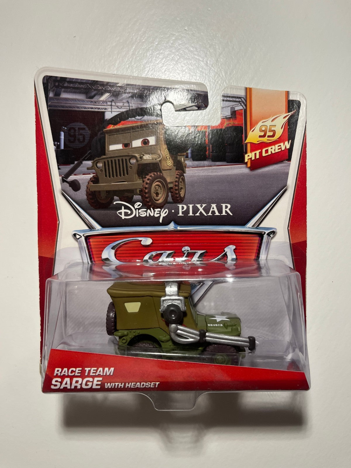 Sergent avec micro – édition rare Disney Pixar Cars