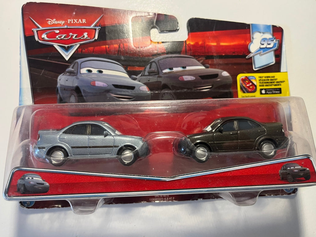 Coffret 2 Voitures Cars Disney Pixar Heather Drifeng + Michelle Motoretta Rare Neuf Sous Blister