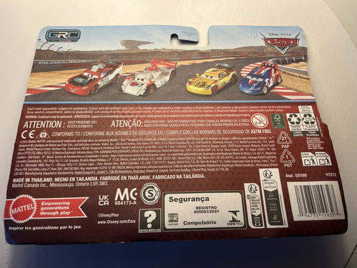Coffret 2 Voitures Cars Disney Pixar Flash Mcqueen + Todoroki