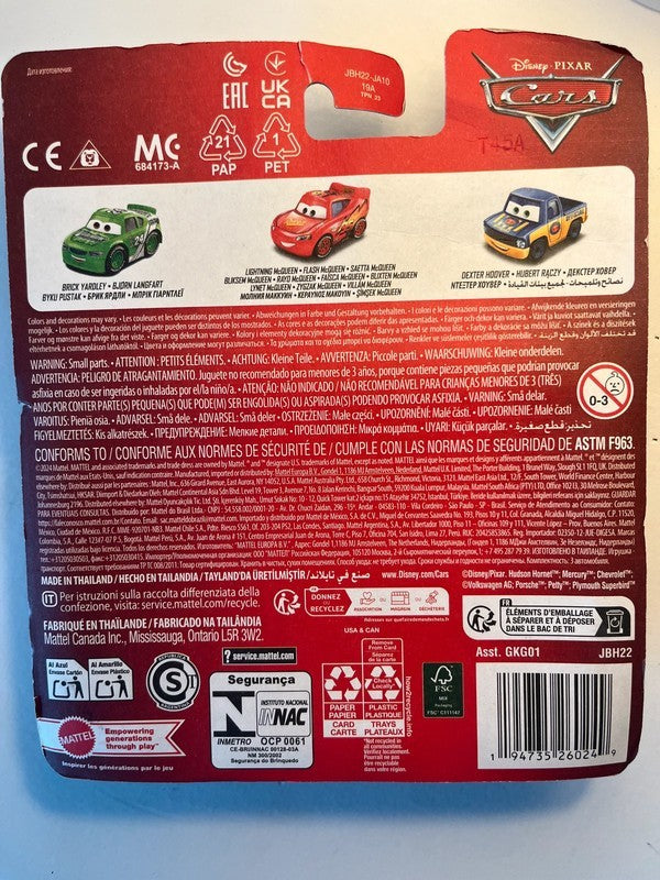 Coffret 3 voitures mini racers Cars Disney Pixar
