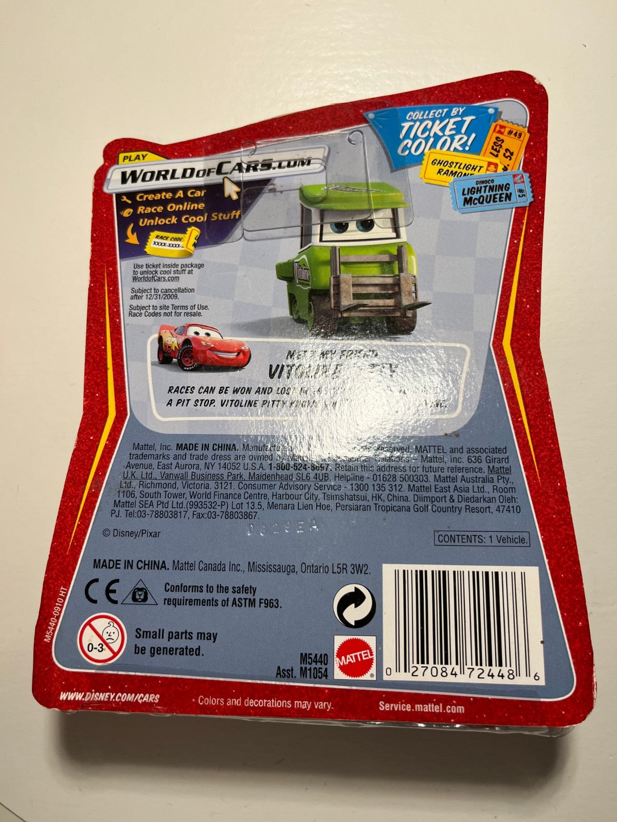 Voiture Cars Disney Pixar Patti