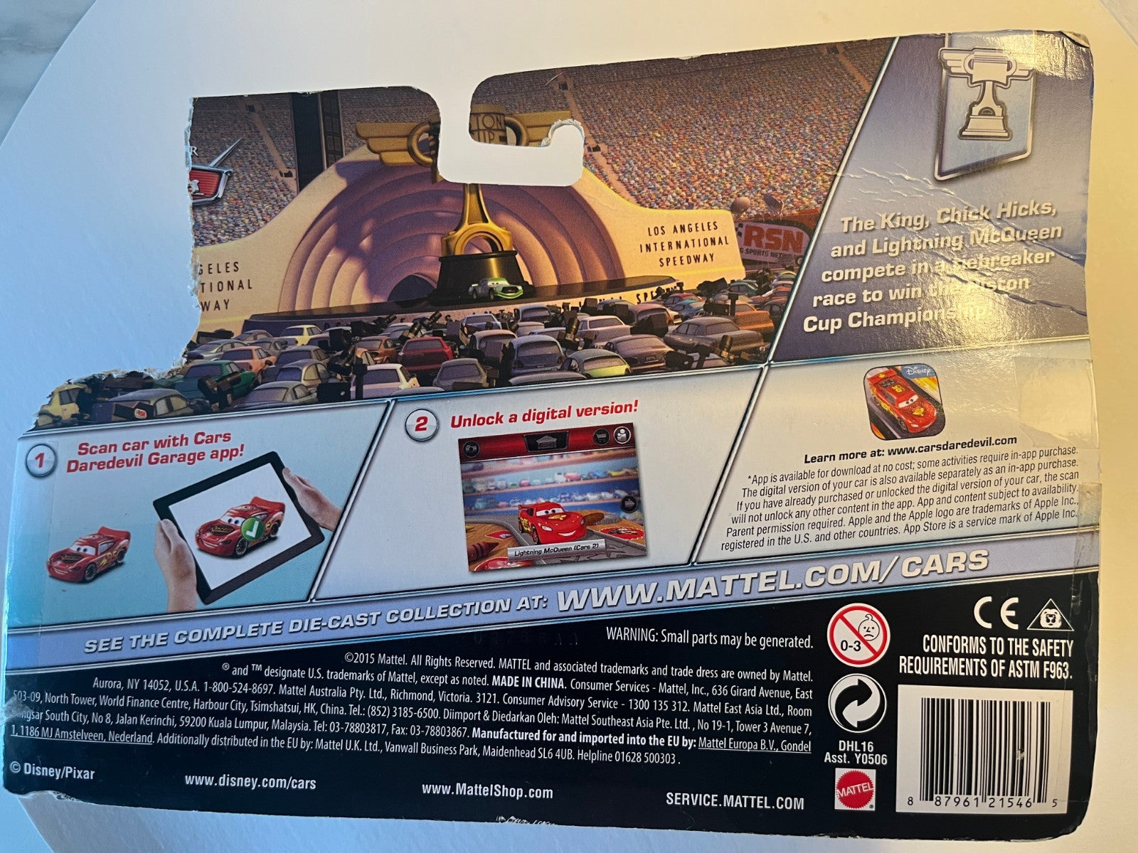 Coffret 2 voitures Cars Disney Pixar Dan Sclarkenberg + Kim Carllins (rare)