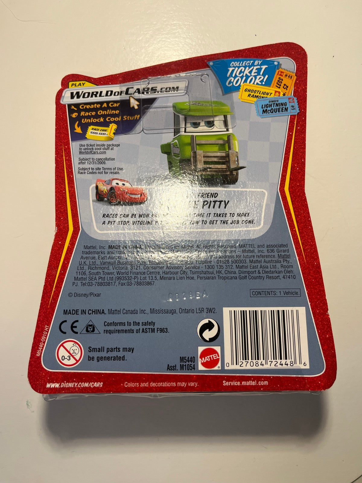 Voiture Cars Disney Pixar Patti