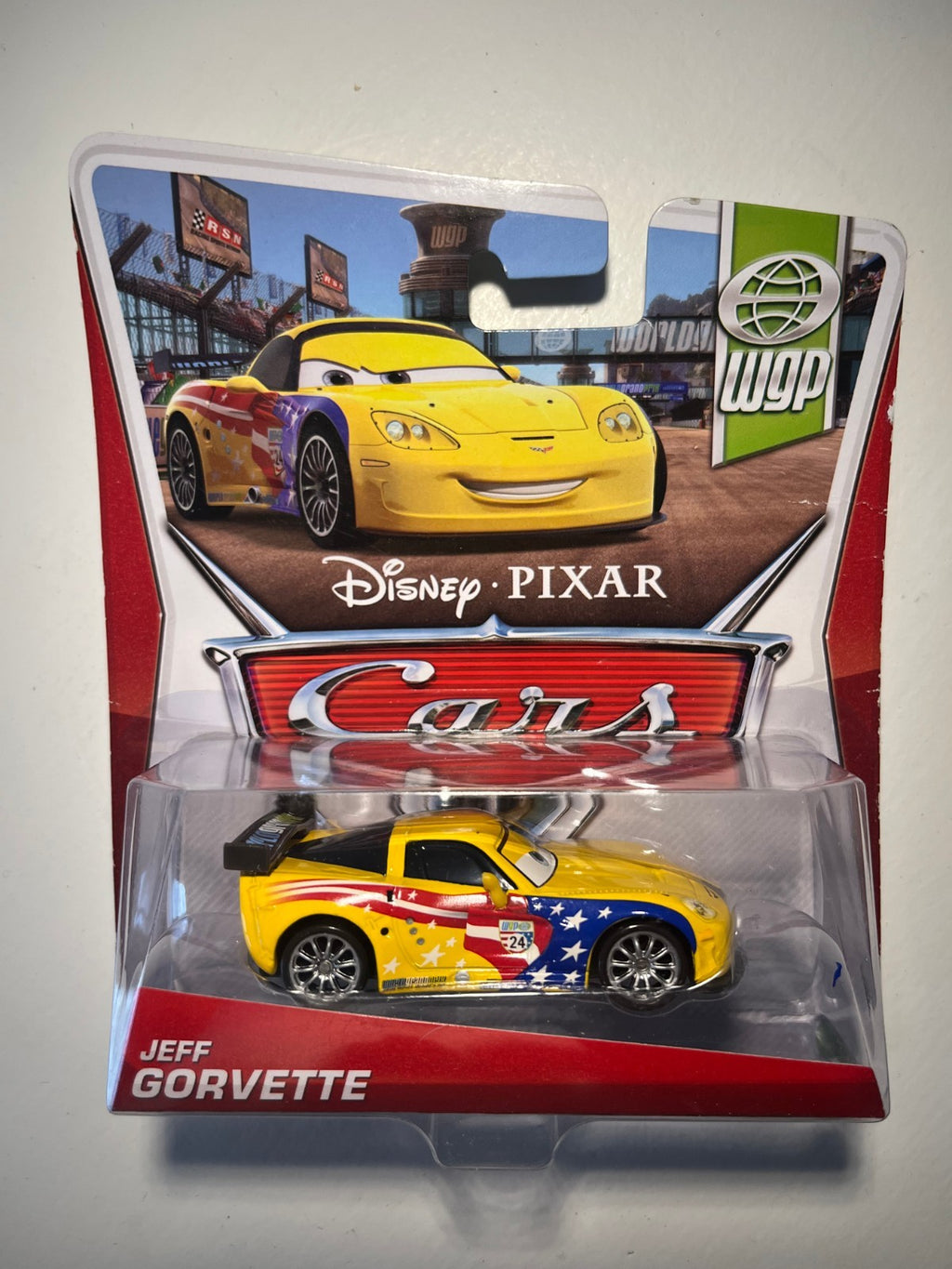 Voiture Cars Disney Pixar Jeff Gorvette édition WGP
