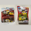 Lot de 2 Voitures Cars Disney Pixar Leak Less + Stacy
