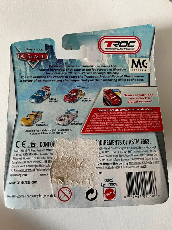 Voiture Cars Disney Pixar Max Schnell Ice Racers (rare)