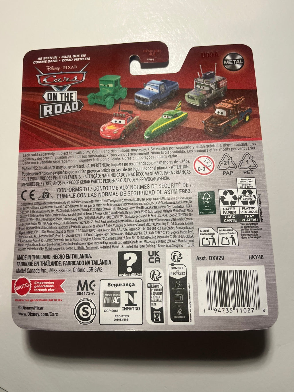 Voiture Cars Disney Pixar Flash Mcqueen des cavernes