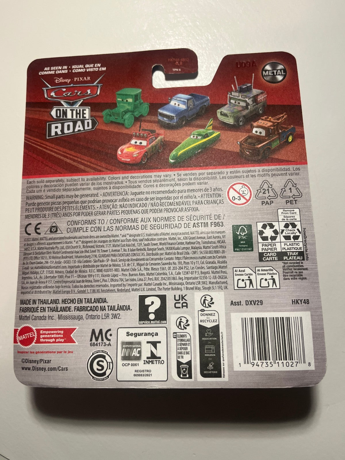 Voiture Cars Disney Pixar Flash Mcqueen des cavernes