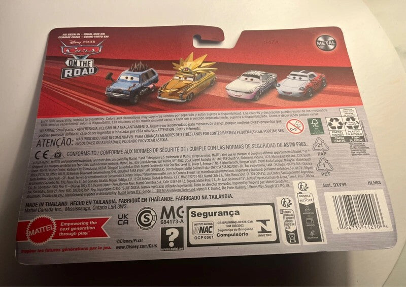 Coffret 2 voitures Cars Disney Pixar Flash des cavernes et Pitstoposaure