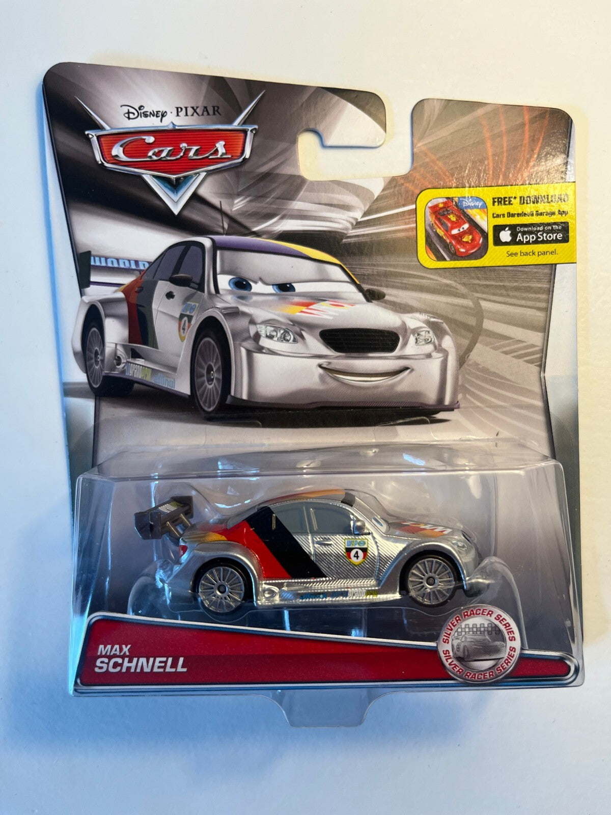 Max Schnell peinture métallisée – édition rare Disney Pixar Cars