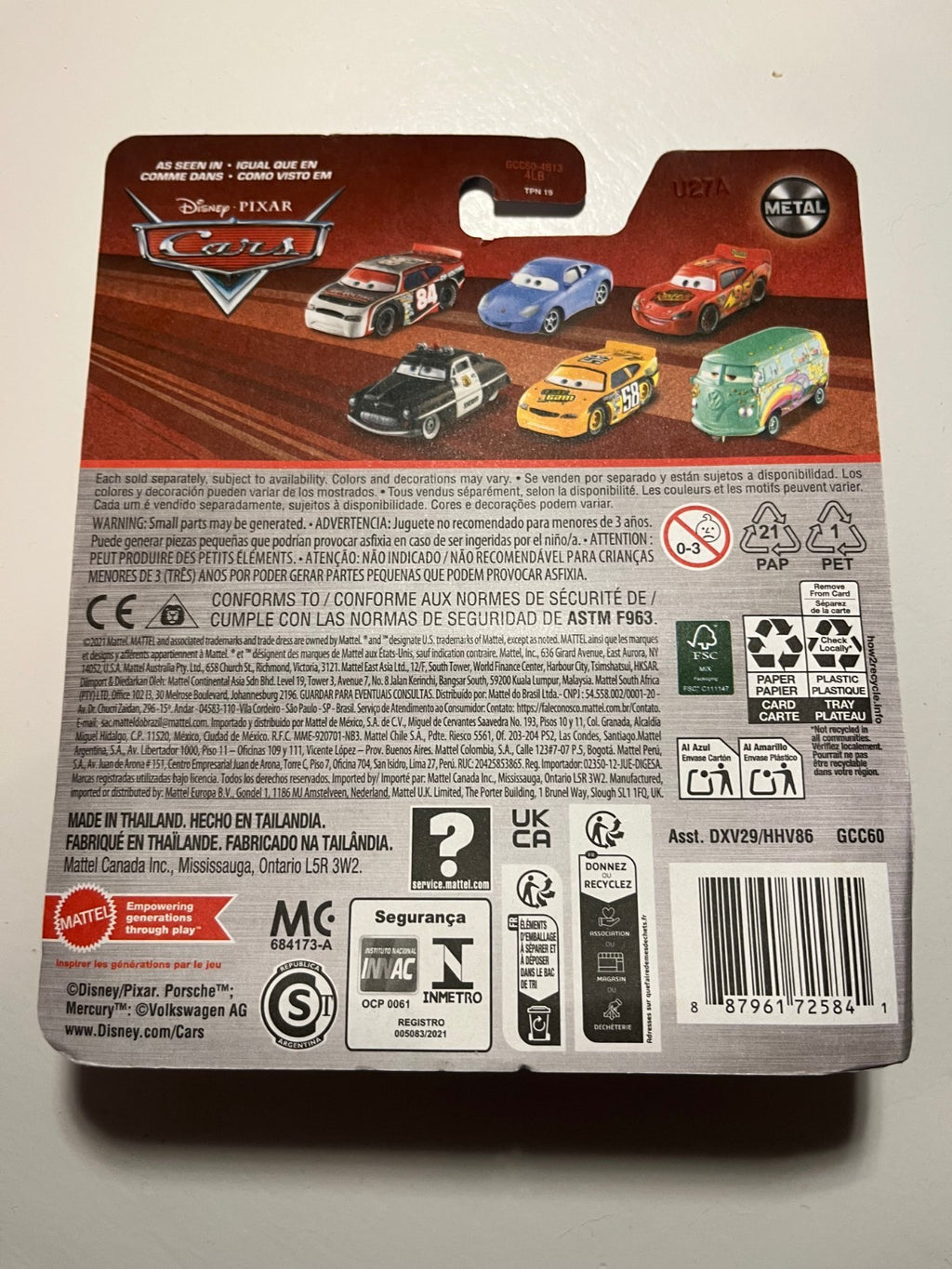 Voiture Cars Disney Pixar RPM