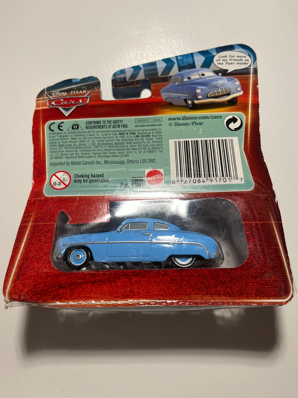 Voiture Cars Disney Pixar Milton Calypeer Yeux Lenticulaires Rare Neuve Sous Blister