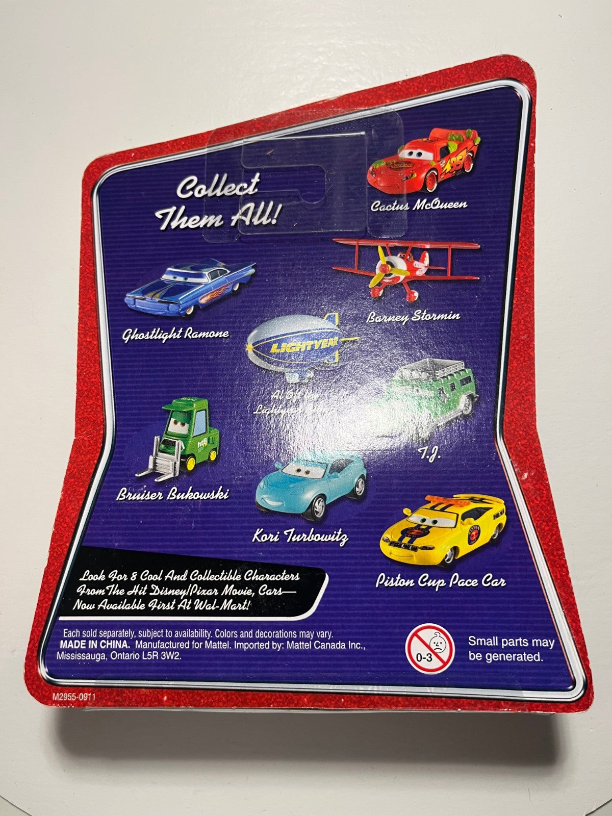 Voiture Cars Disney Pixar Bruiser Bukowski (rare)