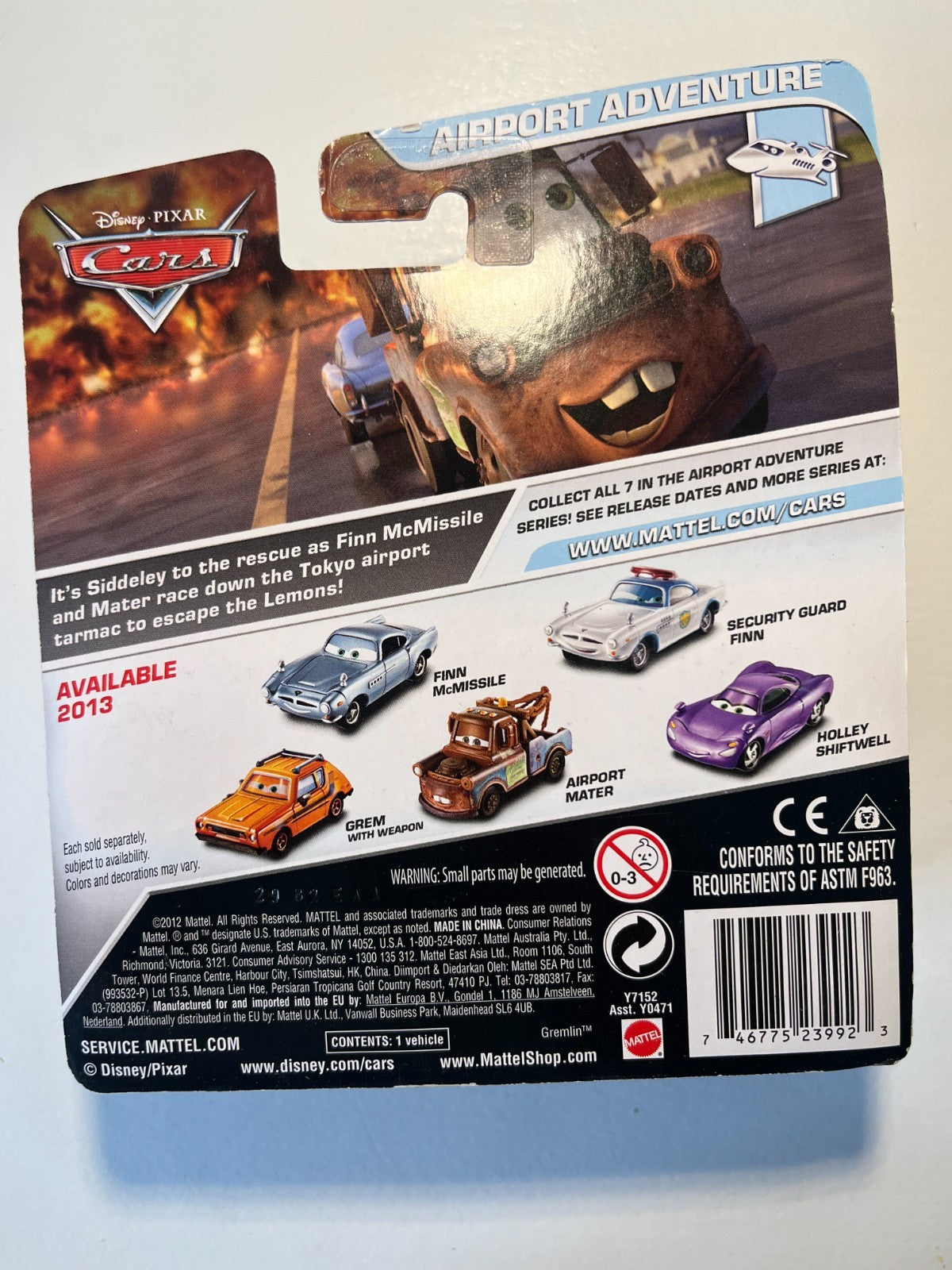 Voiture Cars Disney Pixar Grem with weapon (rare)