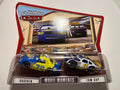 Coffret 2 Voitures Cars Disney Pixar Floyd Mulvihill + Rusty Cornfuel