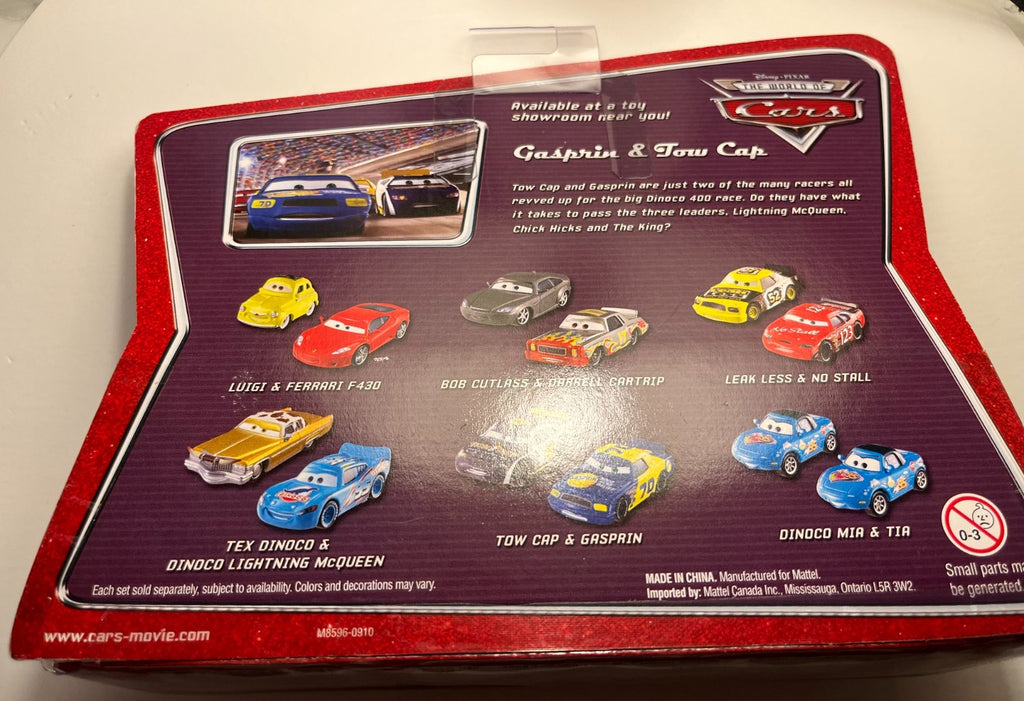 Coffret 2 Voitures Cars Disney Pixar Floyd Mulvihill + Rusty Cornfuel