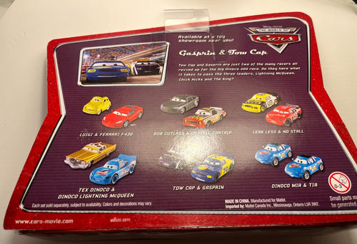 Coffret 2 Voitures Cars Disney Pixar Floyd Mulvihill + Rusty Cornfuel