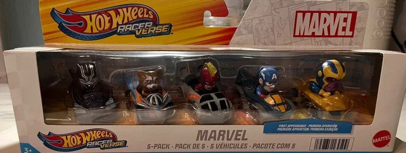 Coffret 5 voitures Hot Wheels Racer Verse