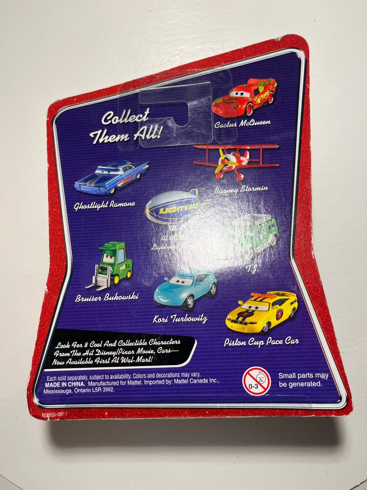 Voiture Cars Disney Pixar Bruiser Bukowski (rare)