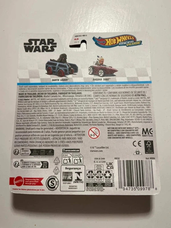 Voiture Hot Wheels Racer Verse - Ahsoka Tano