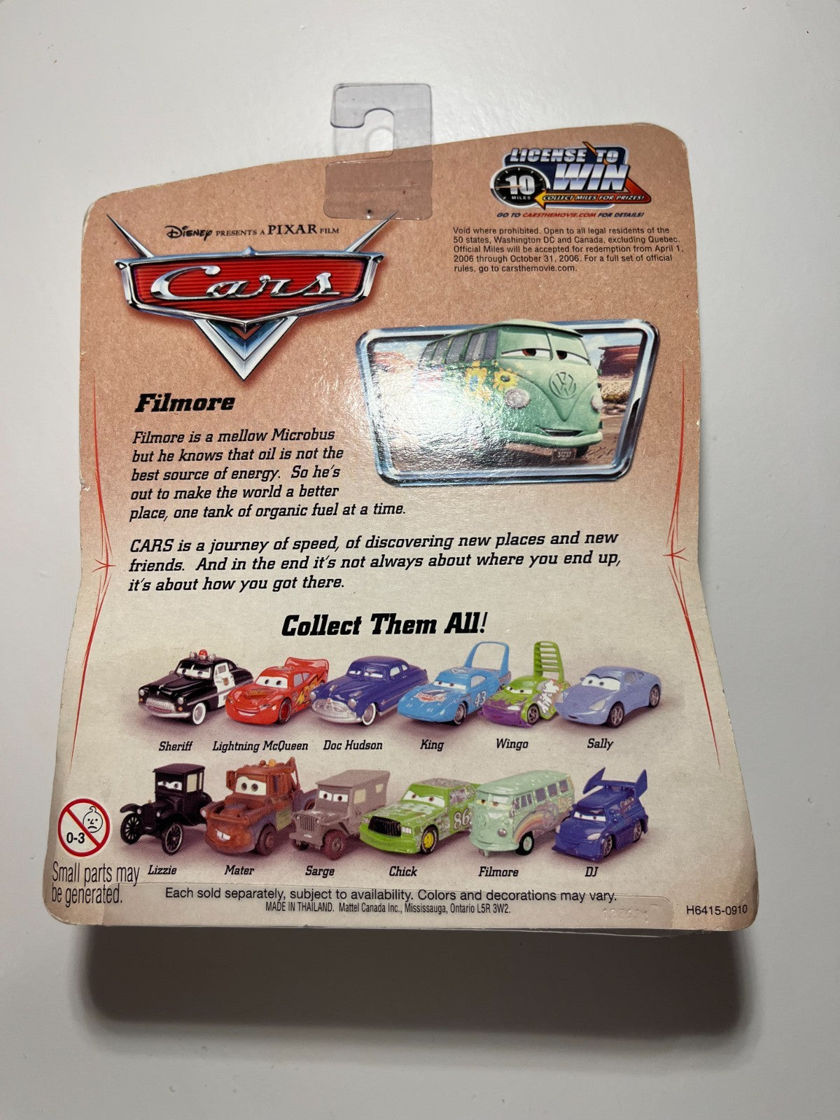 Voiture Cars Disney Pixar Fillmore