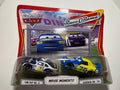 Coffret 2 Voitures Cars Disney Pixar Rusty Cornfuel + Floyd Mulvihill