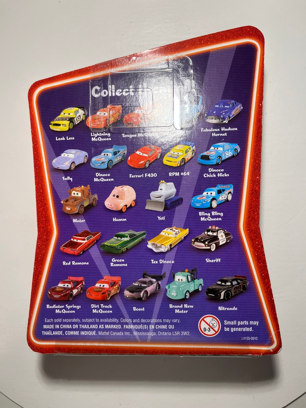 Voiture Cars Disney Pixar Yéti