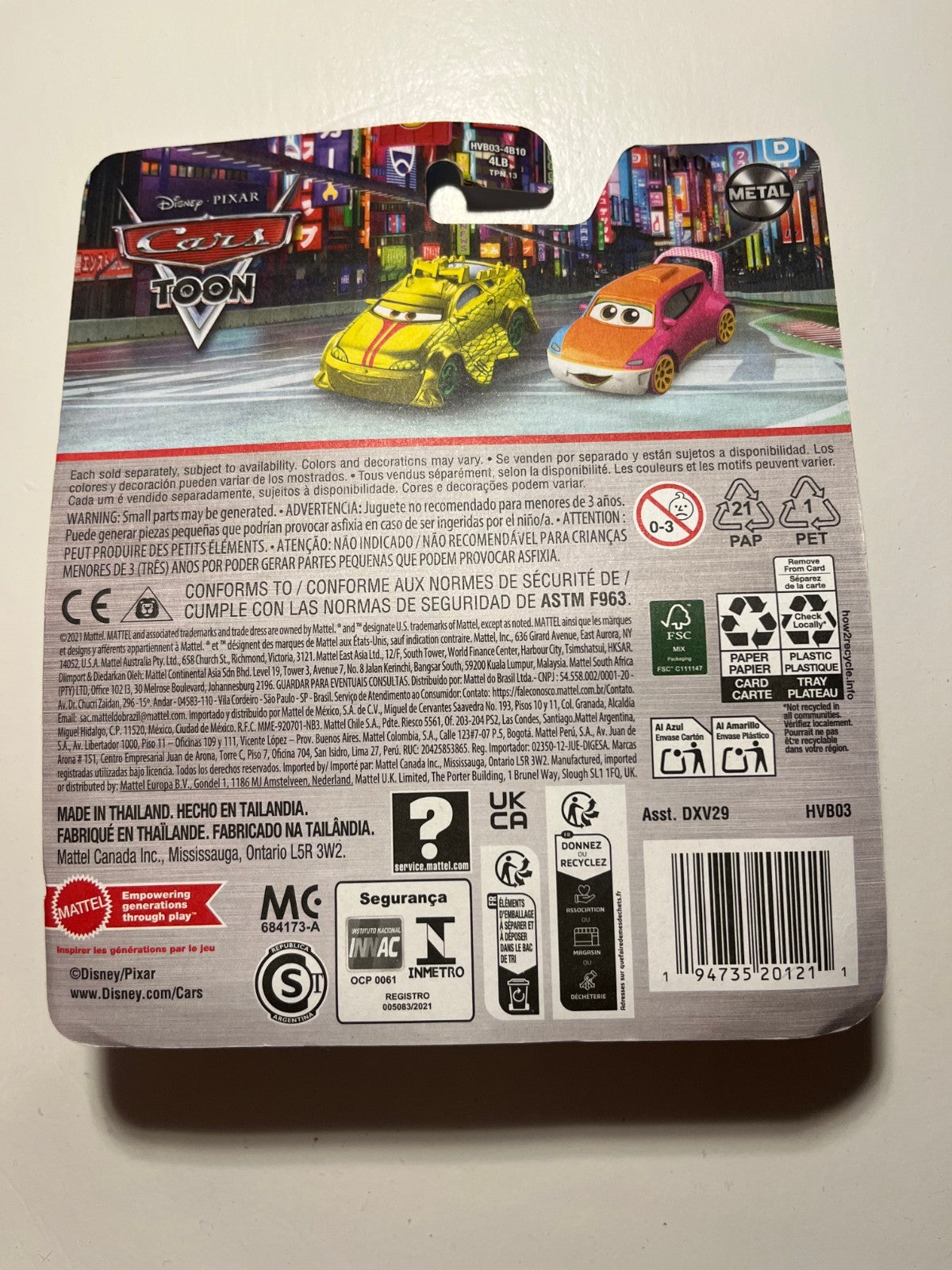 Voiture Cars Disney Pixar Kyandee