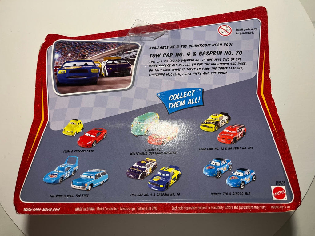 Coffret 2 Voitures Cars Disney Pixar Rusty Cornfuel + Floyd Mulvihill