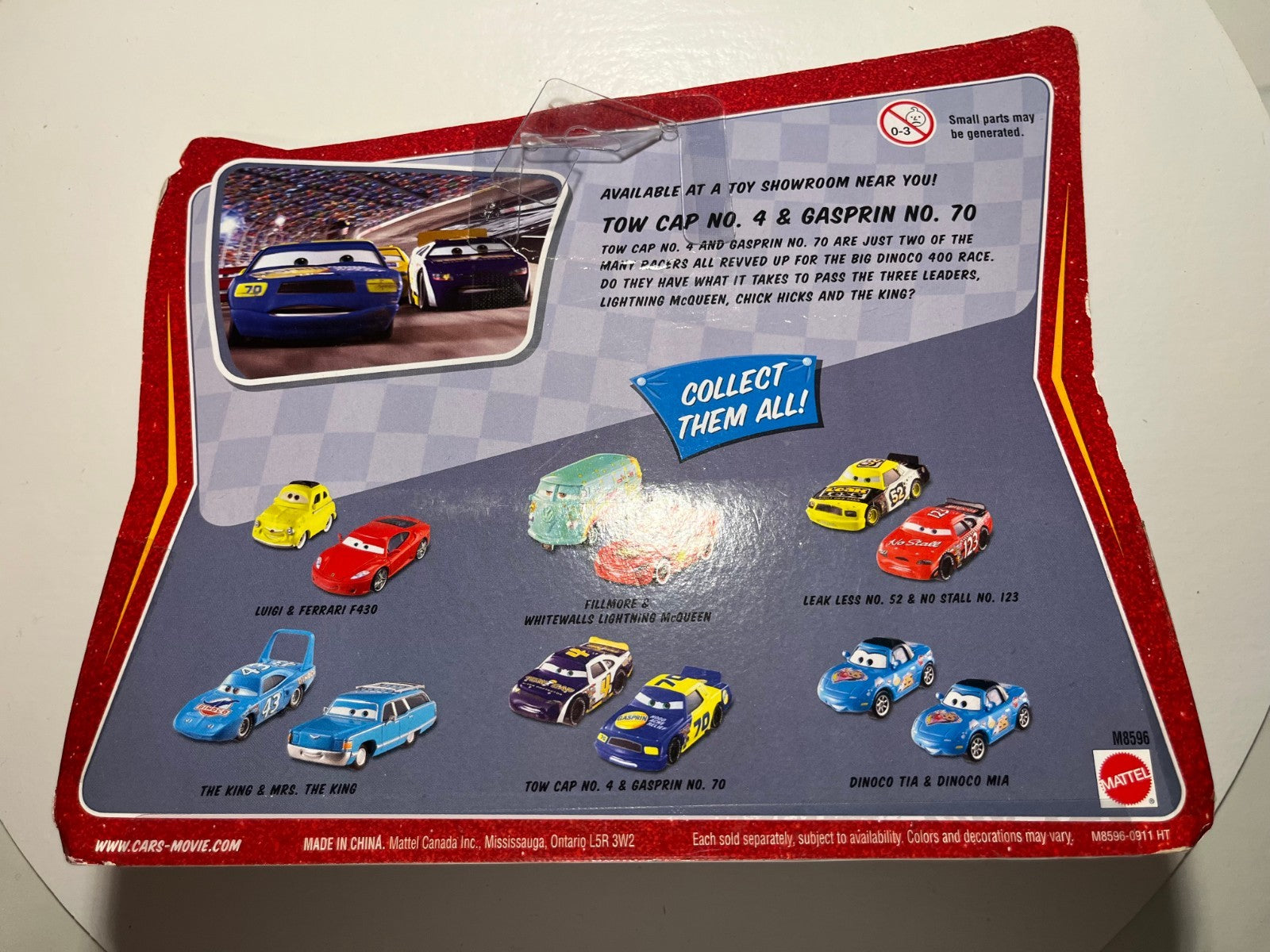 Coffret 2 Voitures Cars Disney Pixar Rusty Cornfuel + Floyd Mulvihill