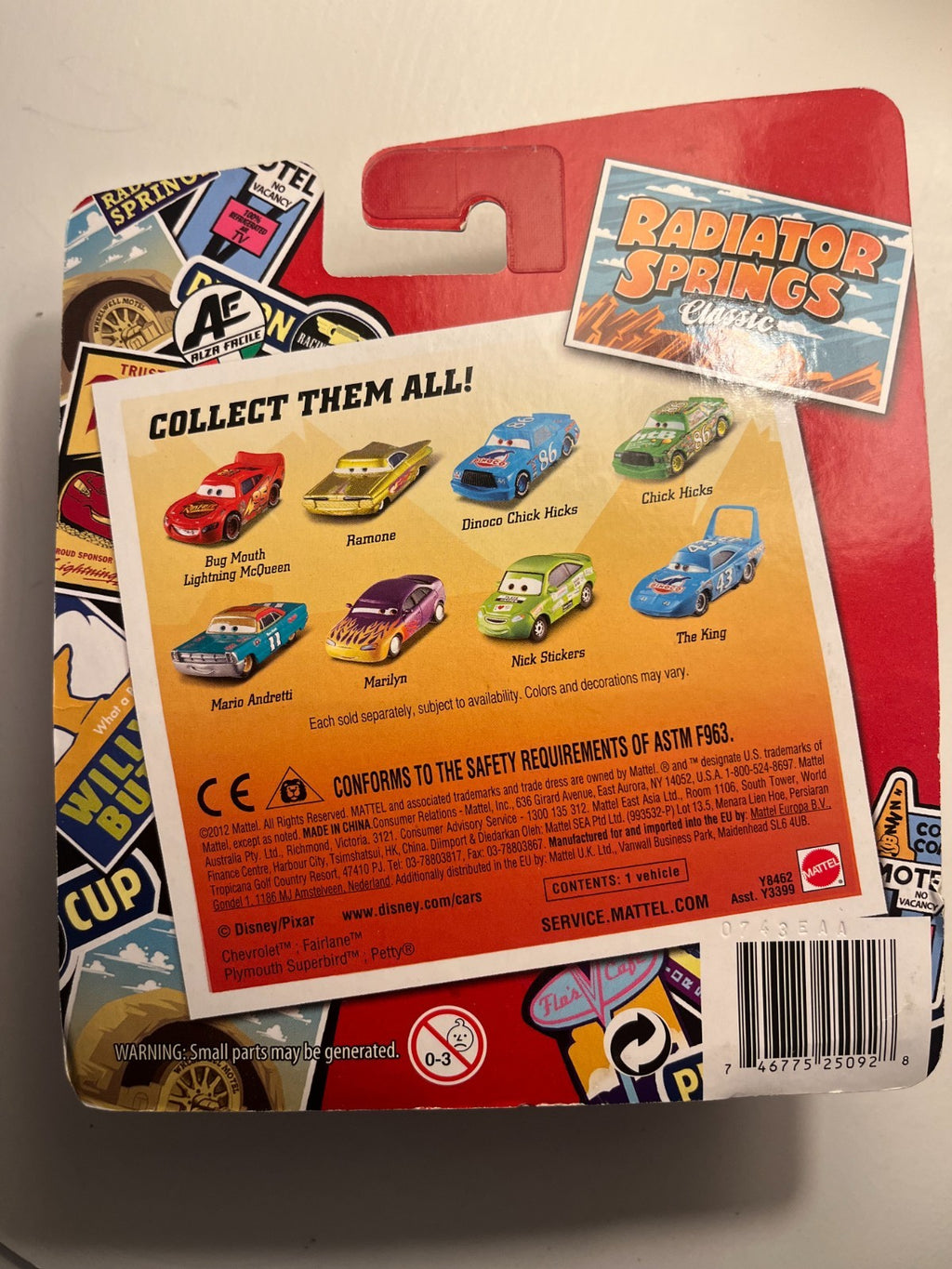 Voiture Cars Disney Pixar Nick Stickers