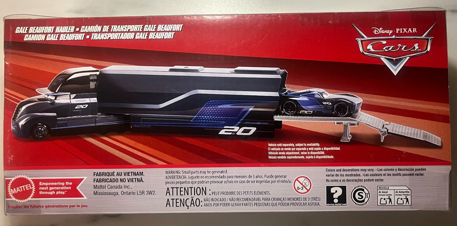 Camion de Jackson Storm Cars Disney Pixar