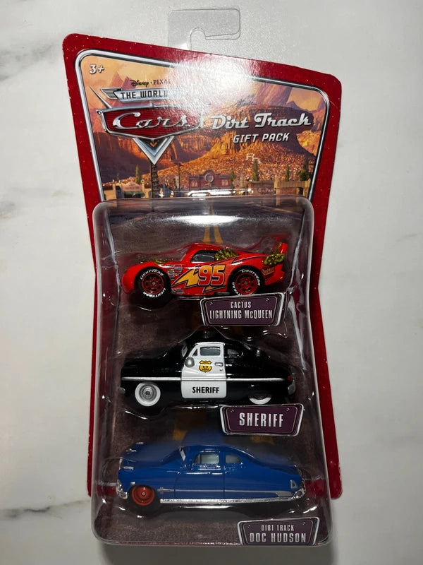 🚗 Coffret Disney Pixar Cars – Dirt Track Gift Pack (3 véhicules) – Mattel