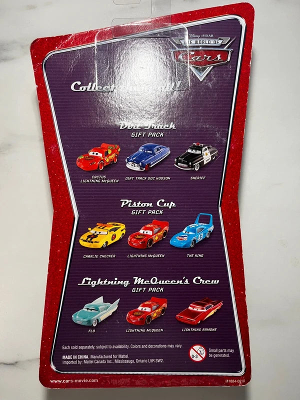 🚗 Coffret Disney Pixar Cars – Dirt Track Gift Pack (3 véhicules) – Mattel