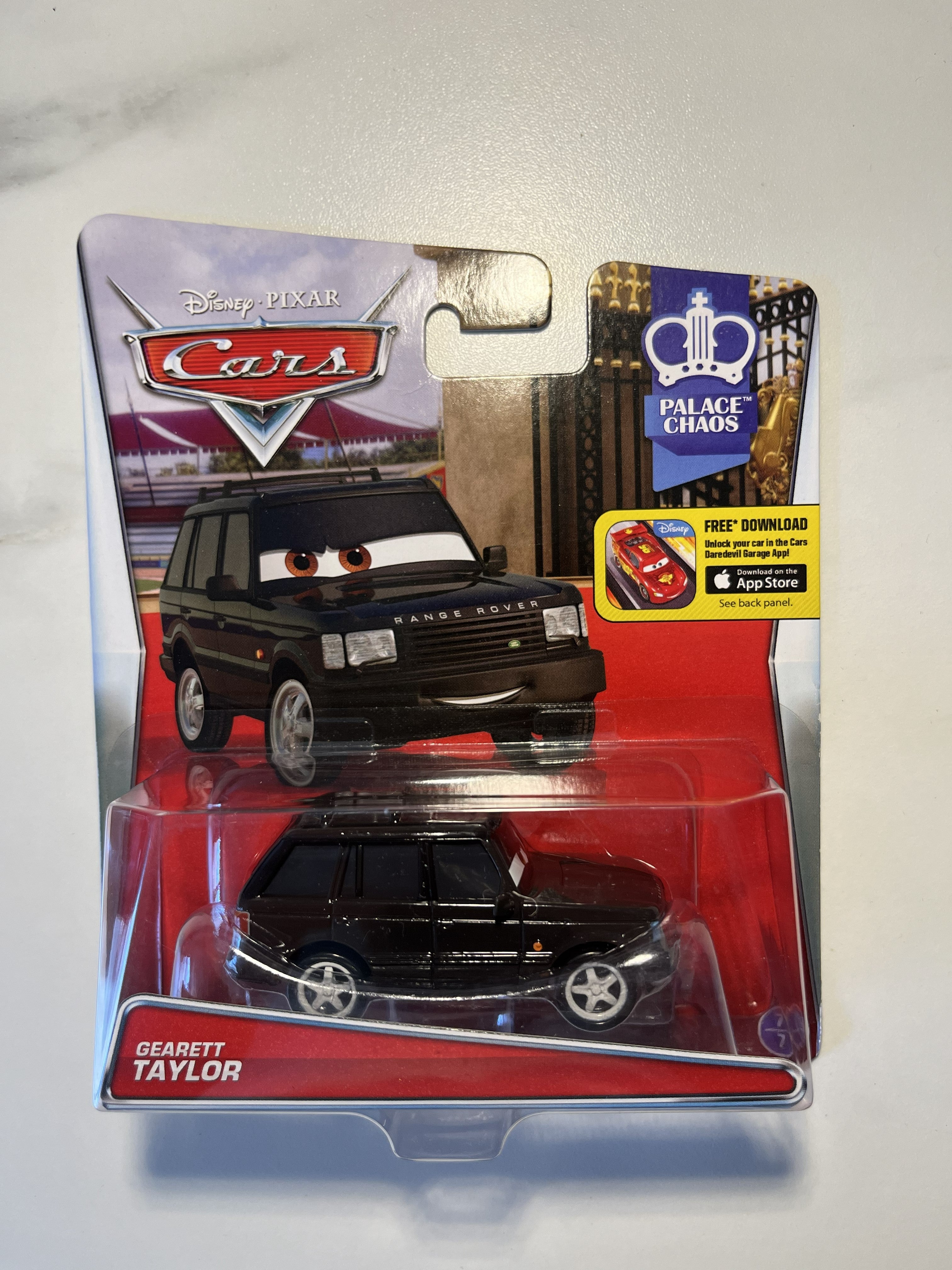 Gearett Taylor – Disney Pixar Cars 2 – Palace Chaos Series (2014) – Neuf sous blister
