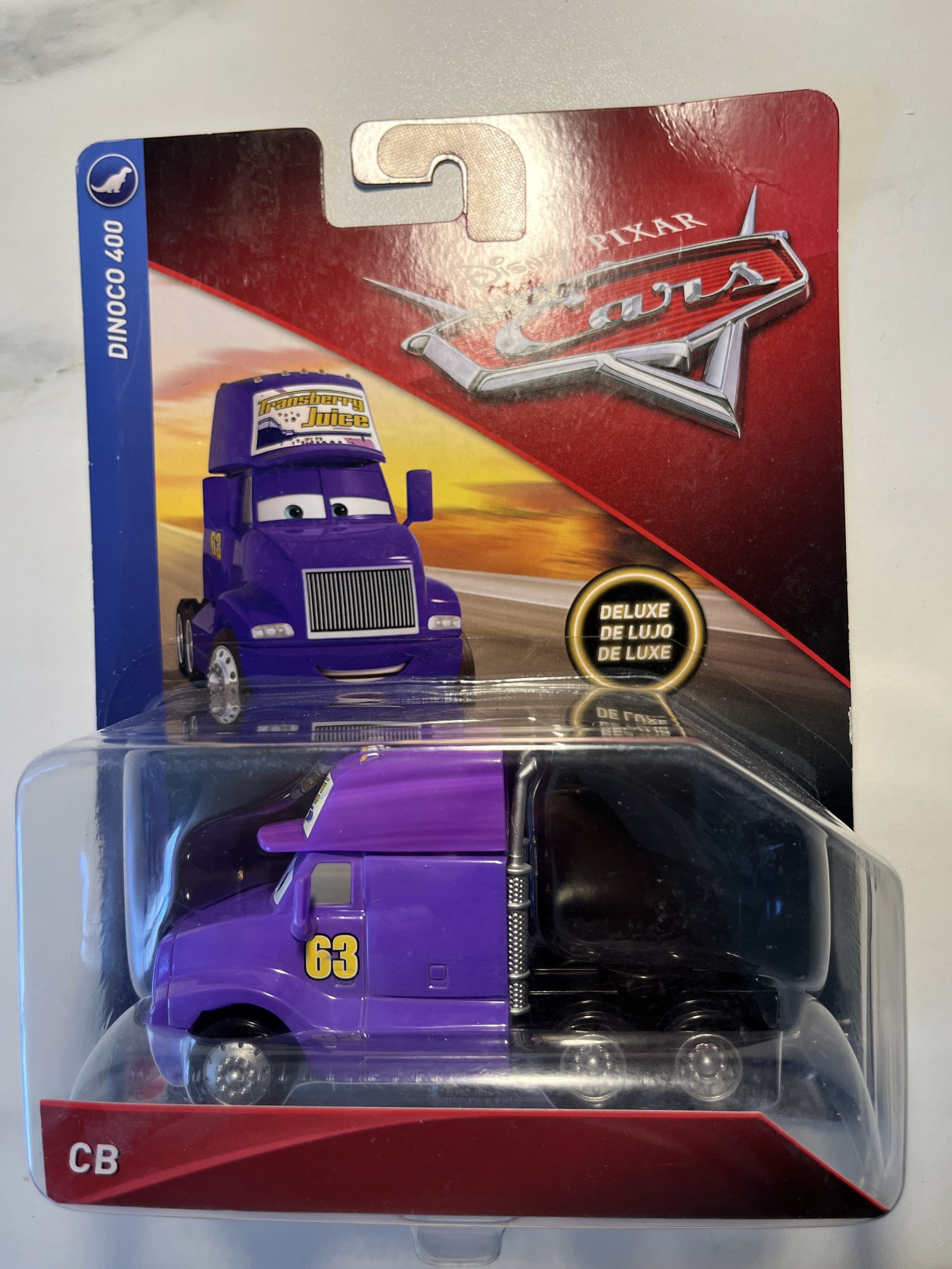 Camion CB – Dinoco 400 – Disney Pixar Cars Deluxe – Neuf sous blister