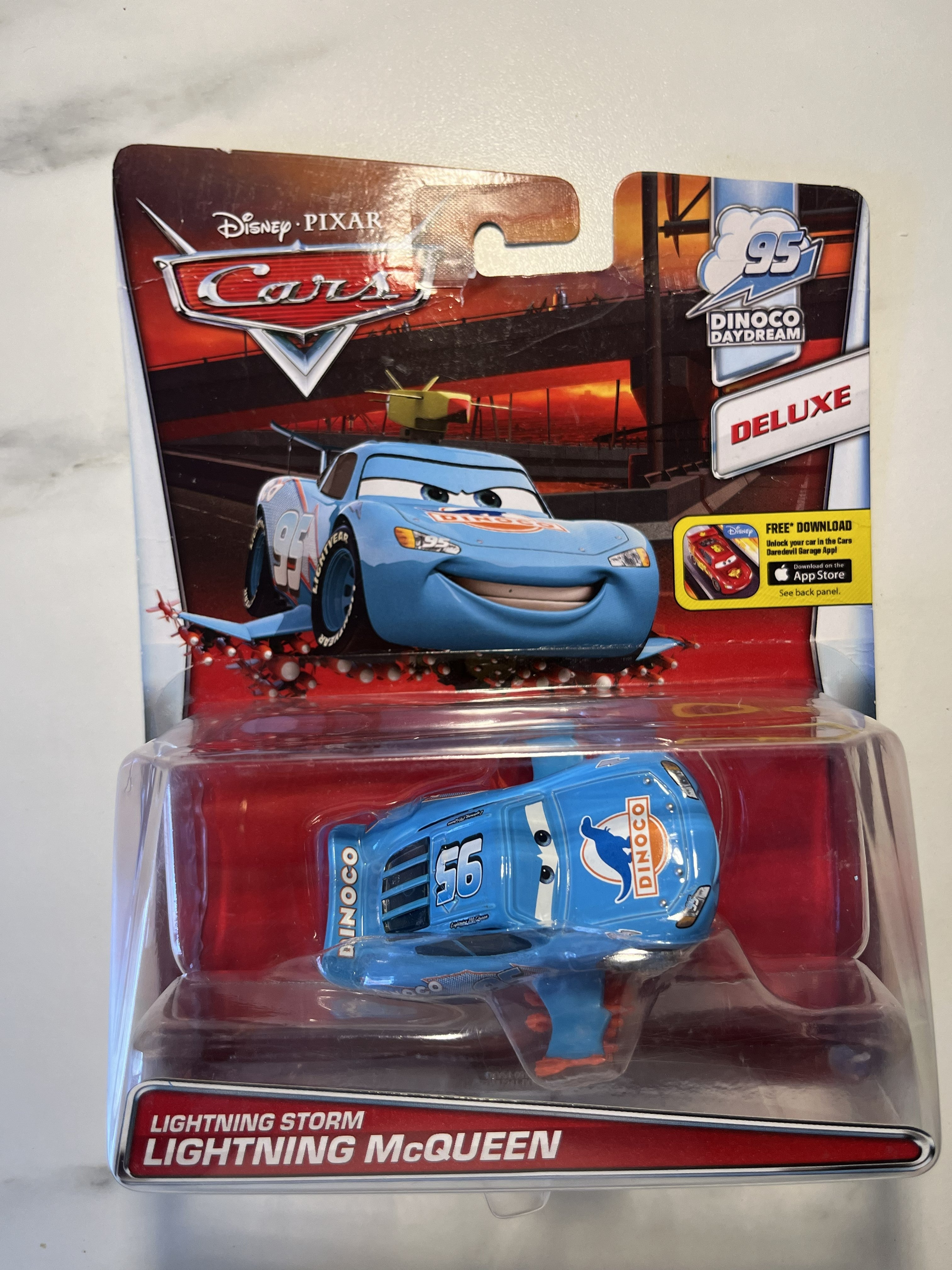 Lightning Storm Lightning McQueen – Dinoco Daydream Deluxe – Disney Pixar Cars – Mattel – Neuf sous blister