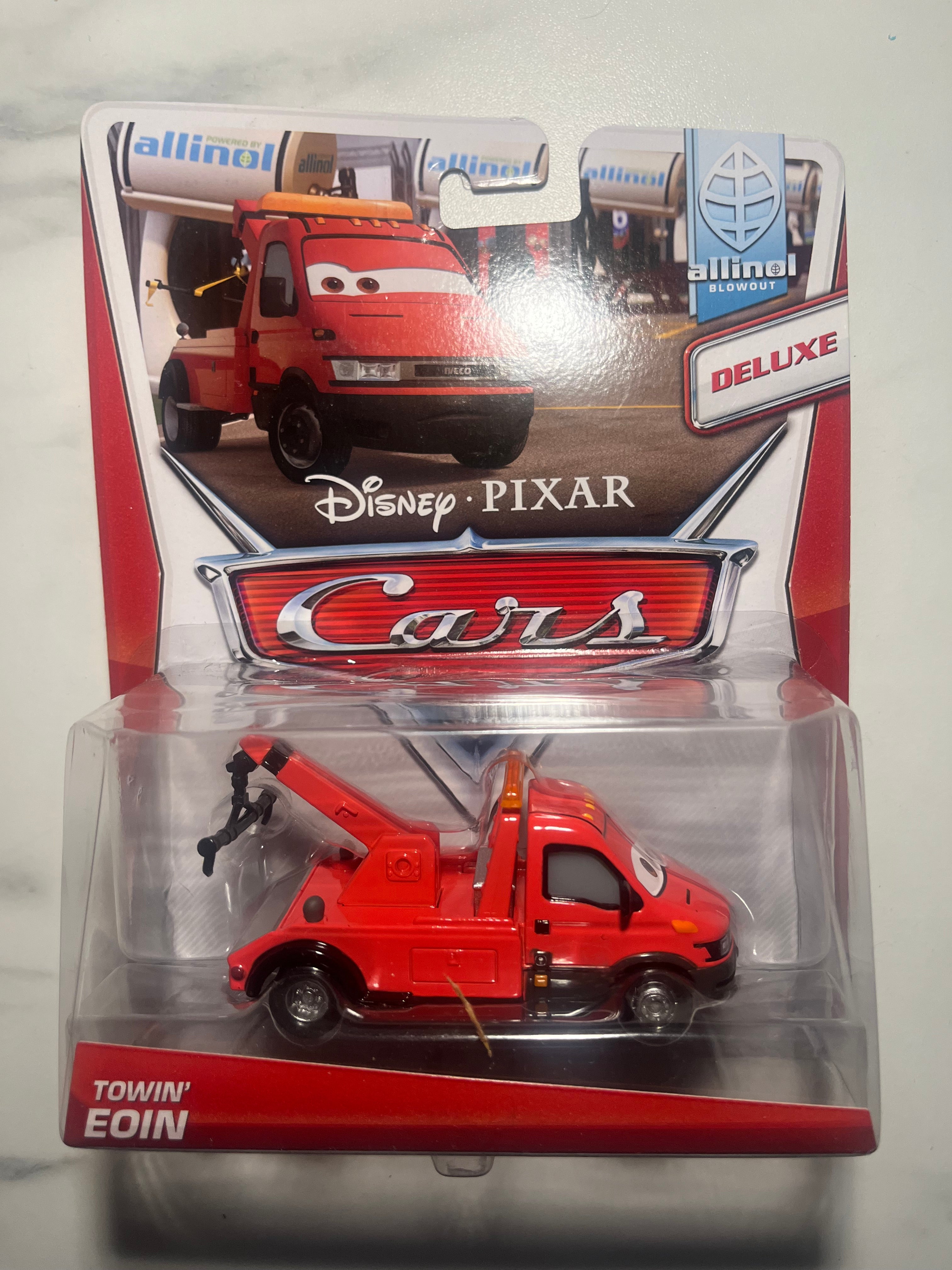 Towin' Eoin Dépanneuse Deluxe – Disney Pixar Cars – Allinol Blowout – Mattel 2013 – Neuf sous blister