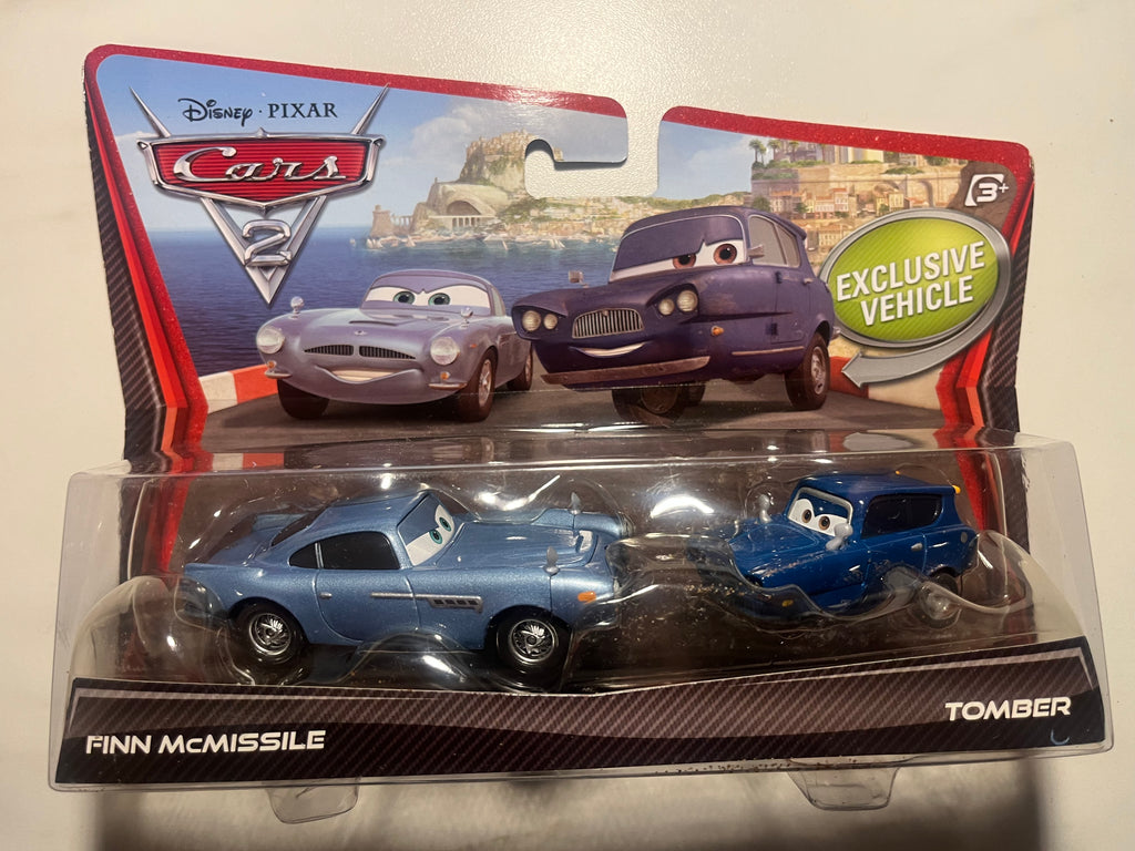 Coffret Finn McMissile & Tomber – Coffret Exclusif Disney Pixar Cars 2 – Mattel – Neuf sous blister