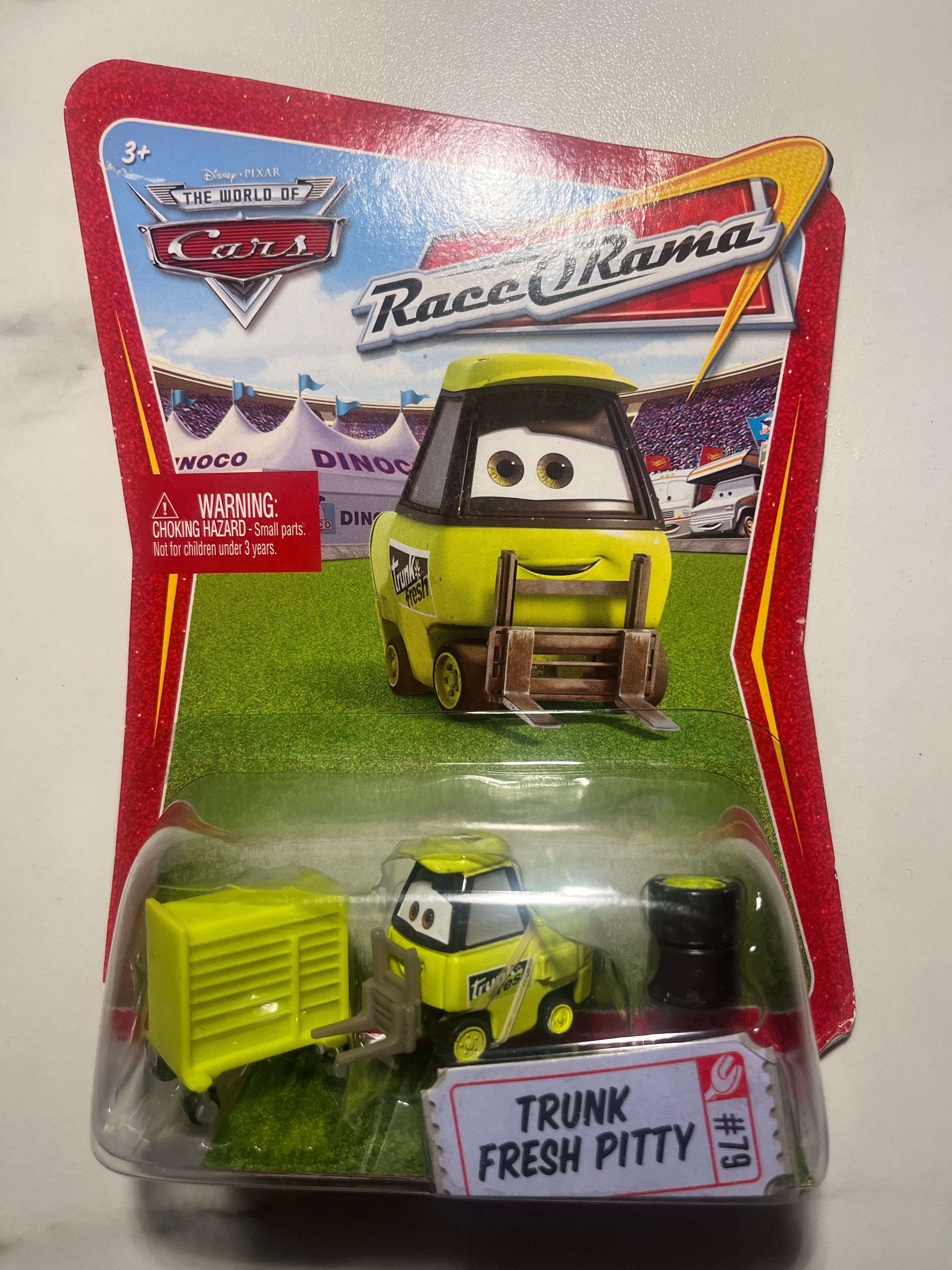 Trunk Fresh Pitty #79 – Disney Pixar Cars – Race-O-Rama – Mattel – Neuf sous blister