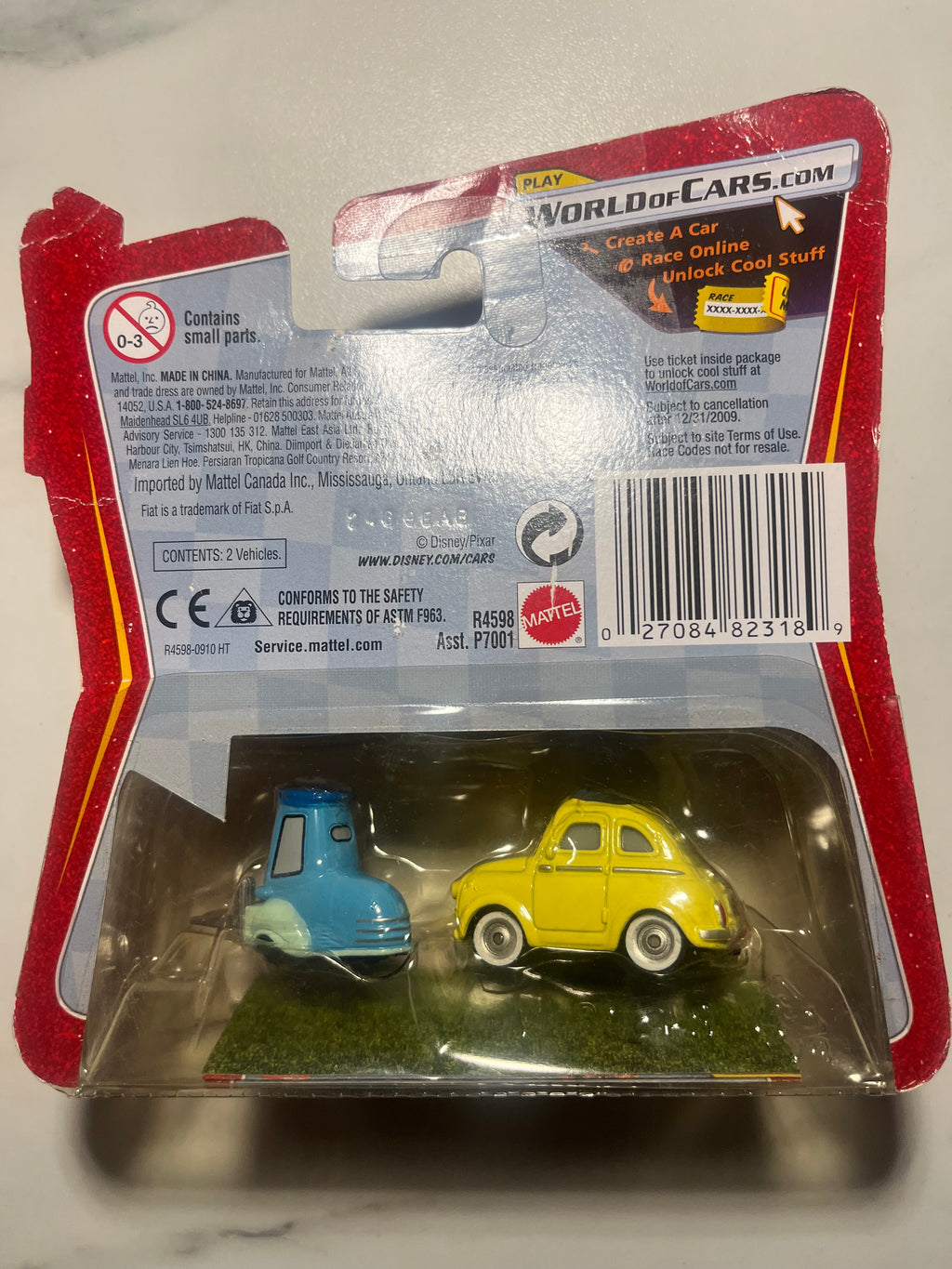 Coffret Luigi & Guido #10 & #11 – Disney Pixar Cars – Look! Eyes Change! – Mattel – Neufs sous blister