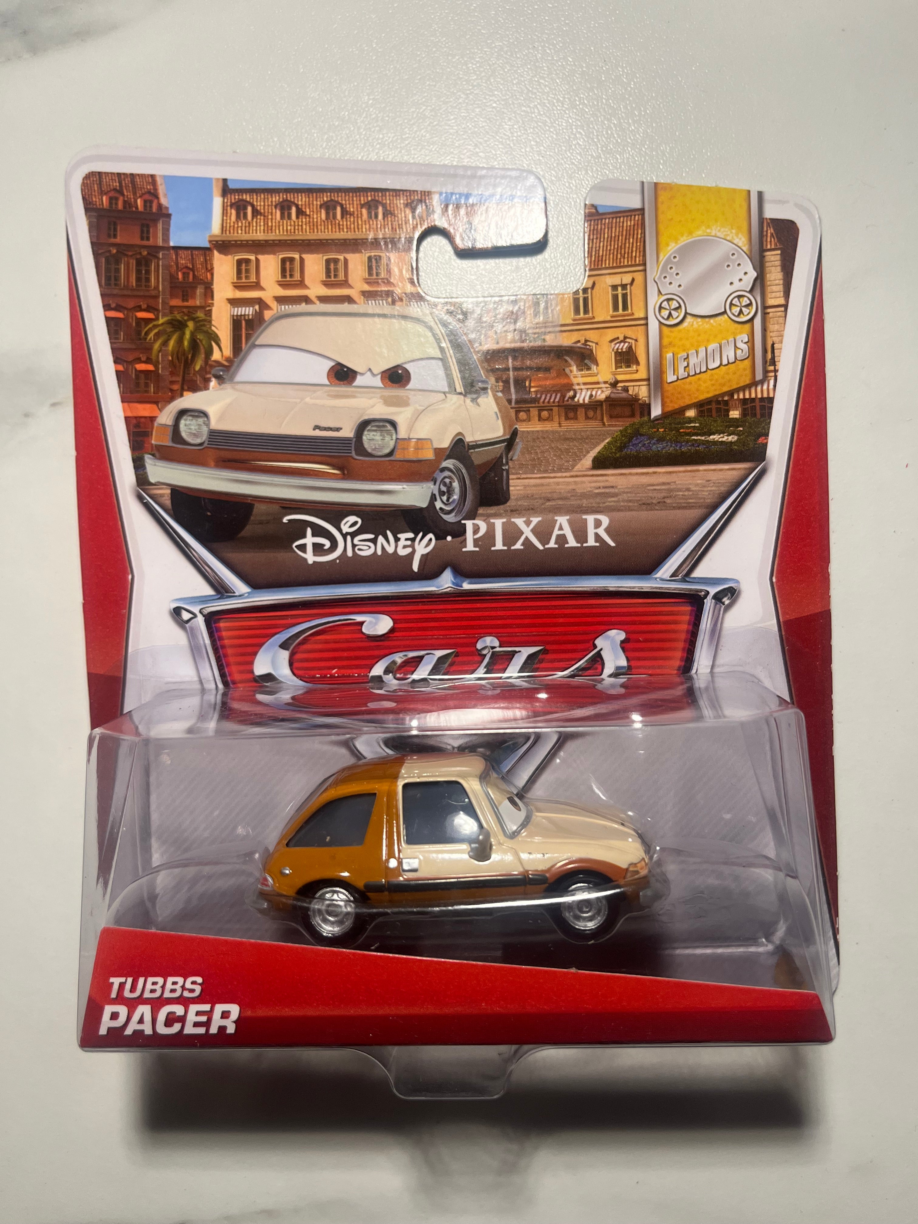 Tubbs Pacer – Lemons Series – Disney Pixar Cars – Mattel – Neuf sous blister