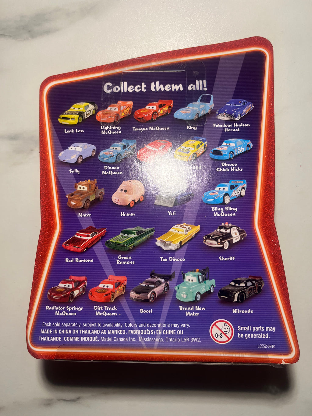 Dinoco Chick Hicks – Disney Pixar Cars – Mattel – Neuf sous blister