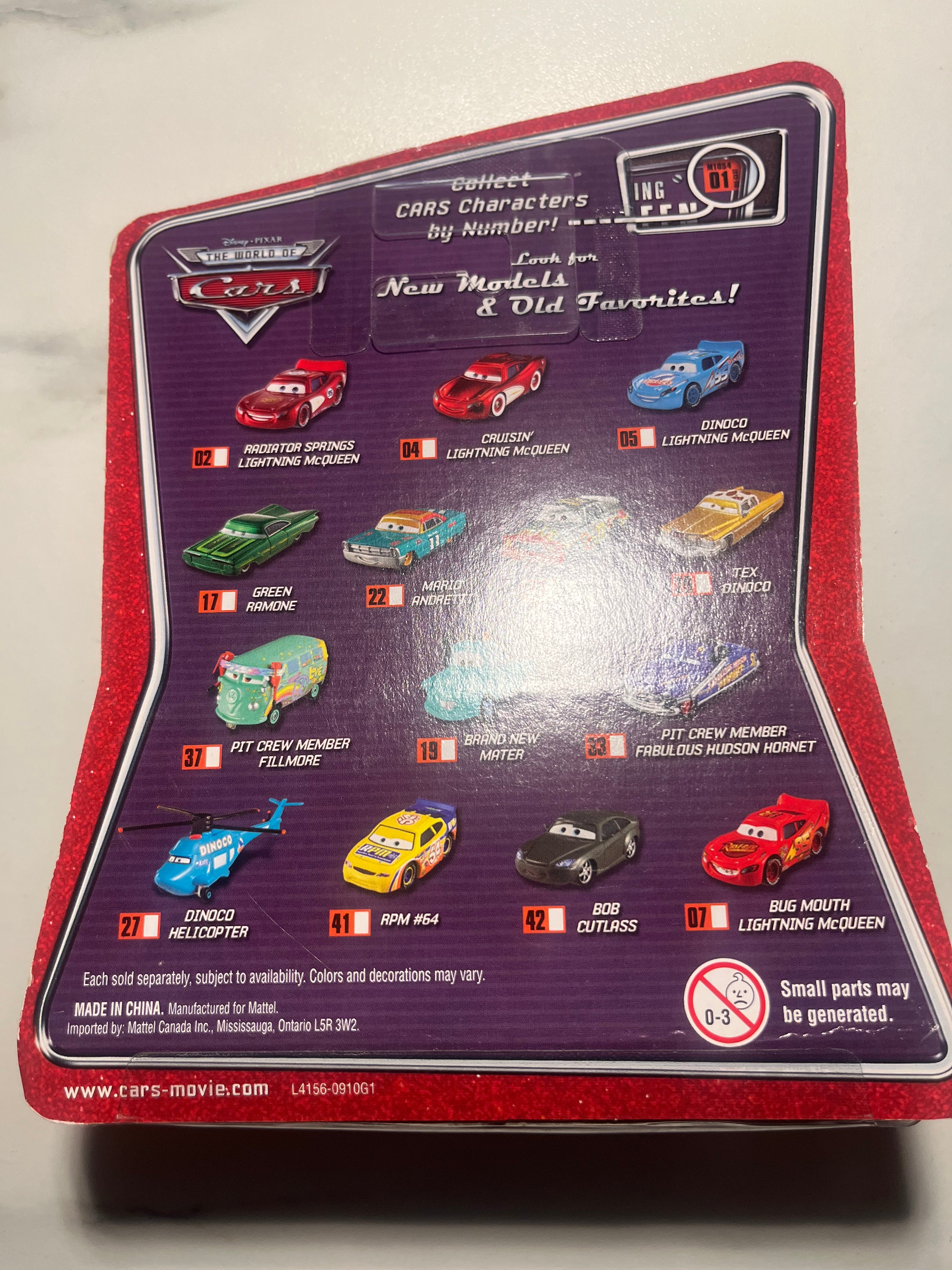 Dinoco Helicopter – Disney Pixar Cars – Mattel – Neuf sous blister