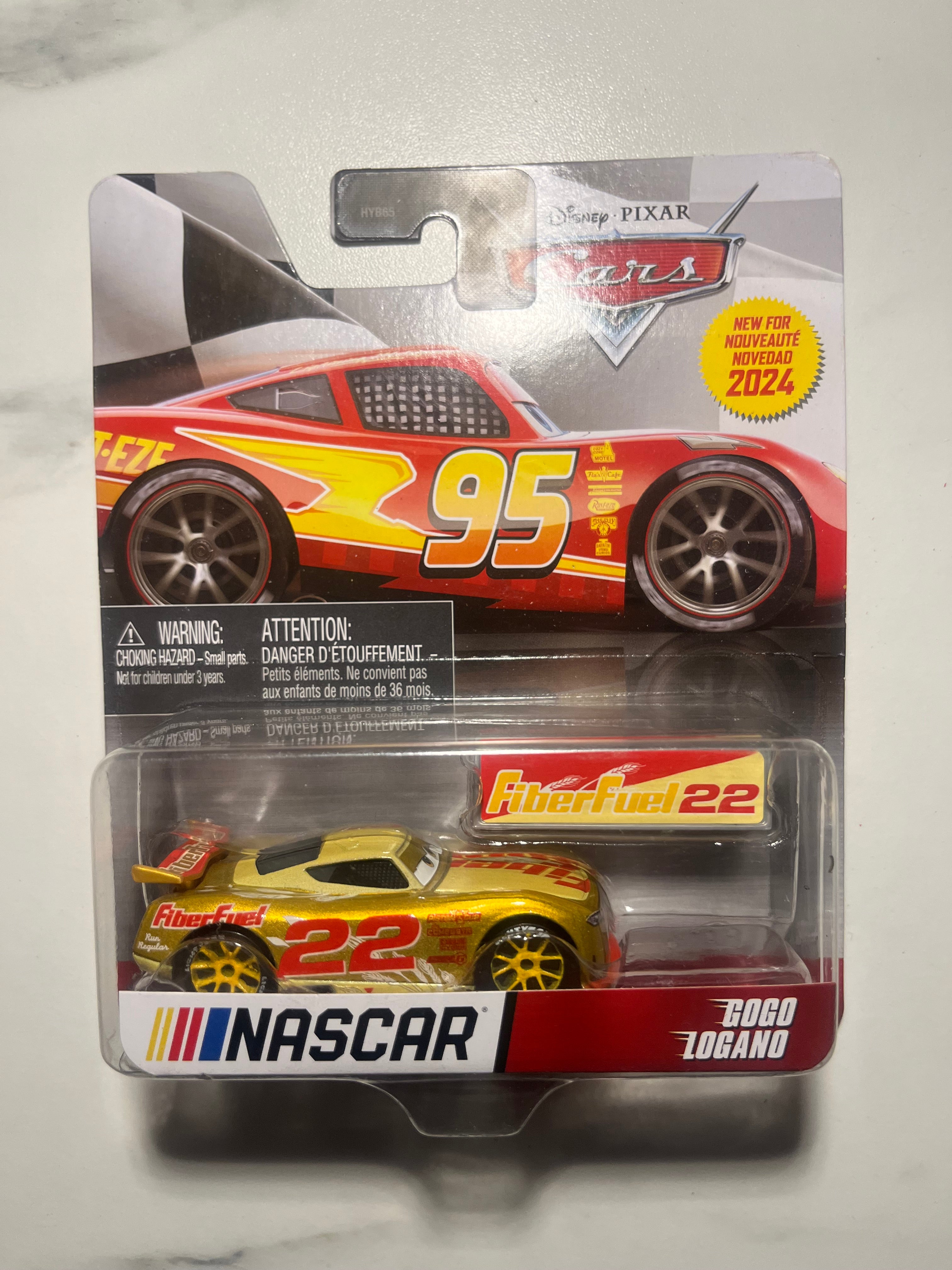 Gogo Logano NASCAR – Disney Pixar Cars – Mattel – Neuf sous blister
