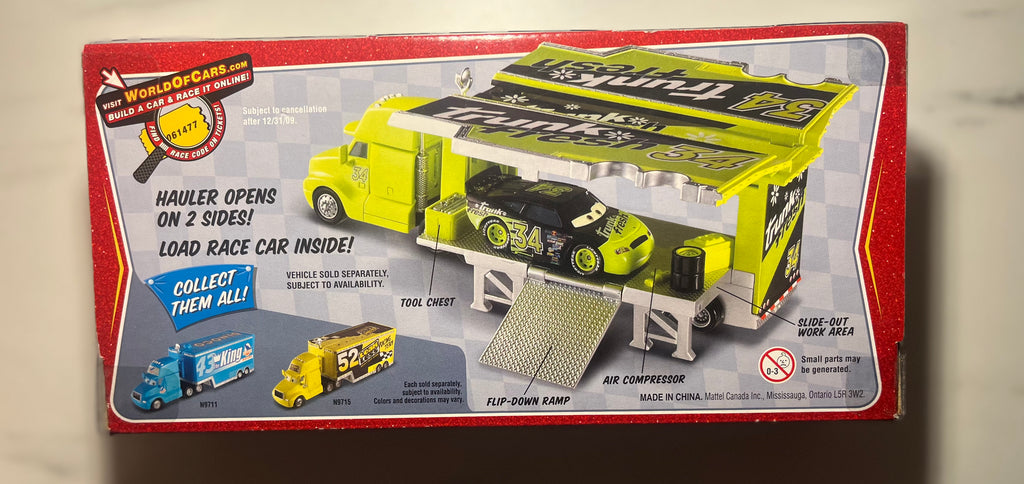 Camion Trunk Fresh Hauler – Disney Pixar Cars – Mattel – Neuf en boîte