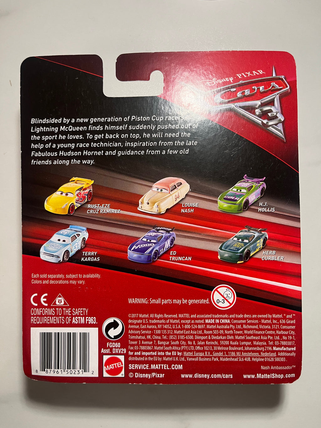 Maddy McGear – Disney Pixar Cars – Mattel – Neuf sous blister
