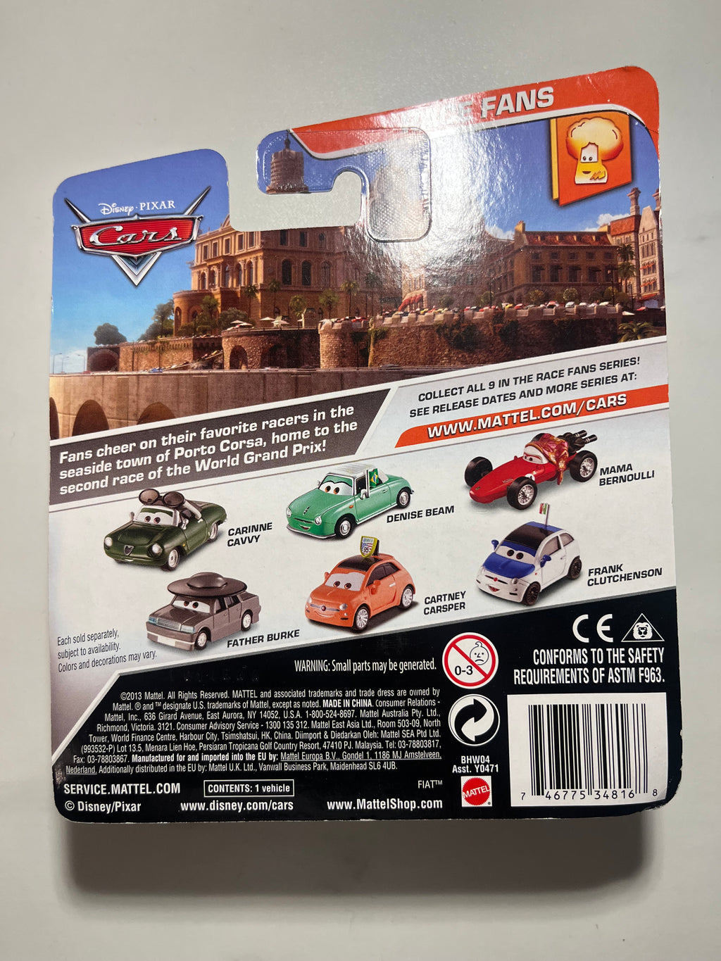 Denise Beam – Disney Pixar Cars 2 – Mattel – Neuf sous blister