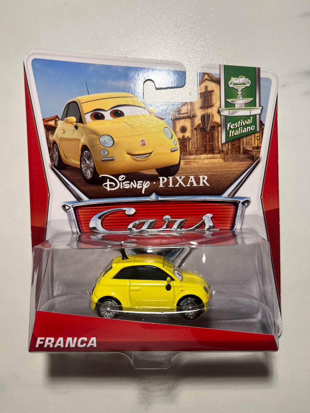 Franca – Disney Pixar Cars 2 – Mattel – Neuf sous blister